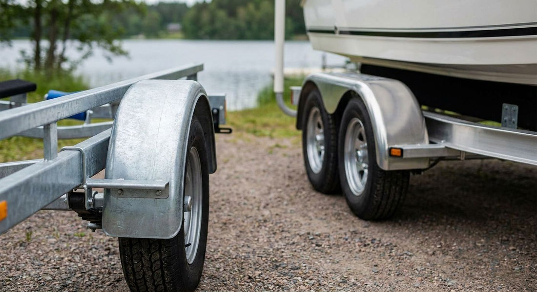 Trailer fenders for utility and boat trailers