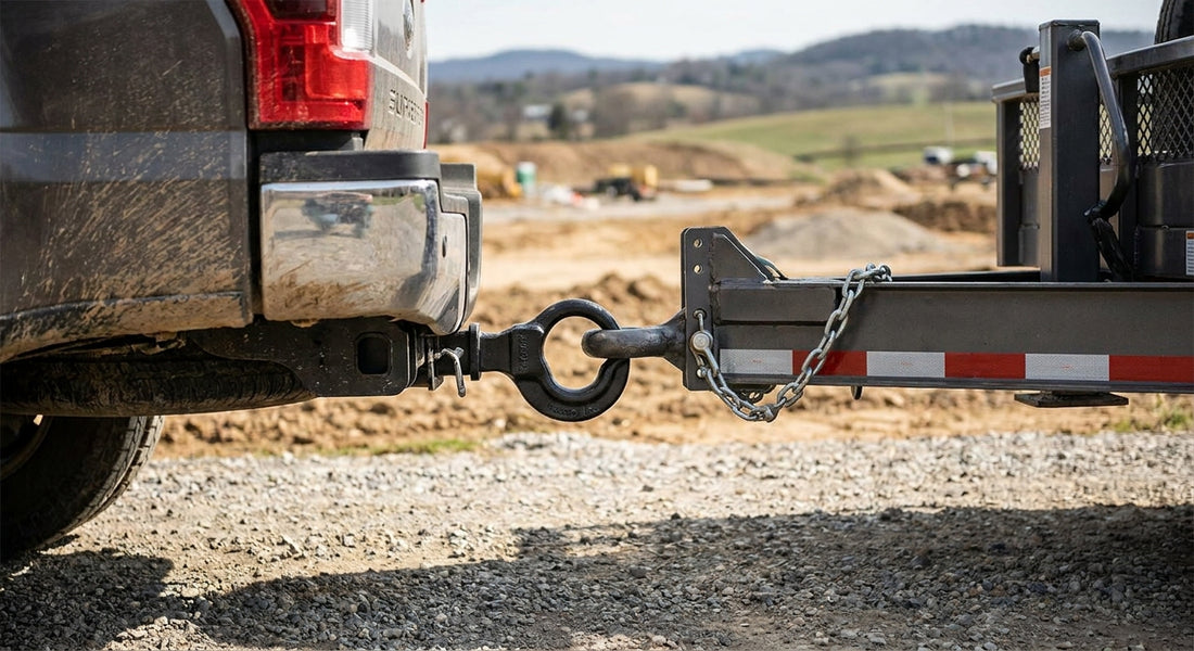 Pintle hitches for heavy trailer towing