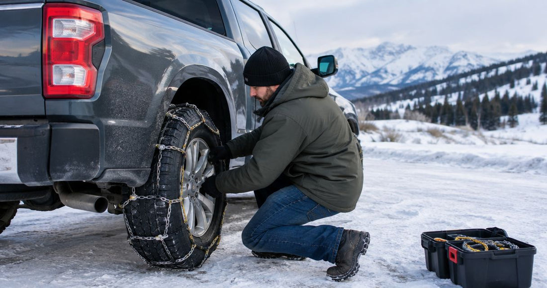 Can tire chains be used on any pickup truck?