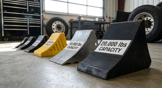 Wheel chocks ranked by weight capacity in 2026