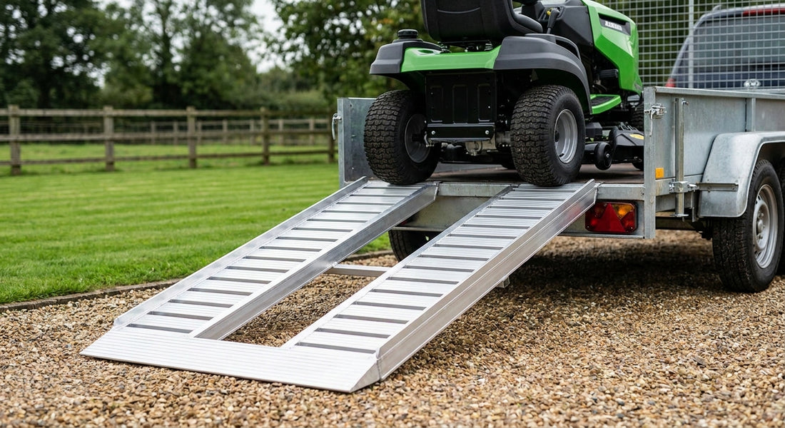 Best loading ramps for lawn equipment trailers