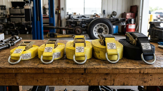 Axle straps ranked by working load limit in 2026