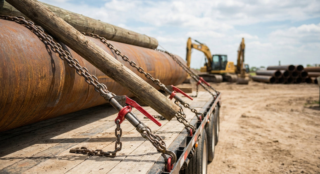 Best chain binders for pipeline and utility construction hauling