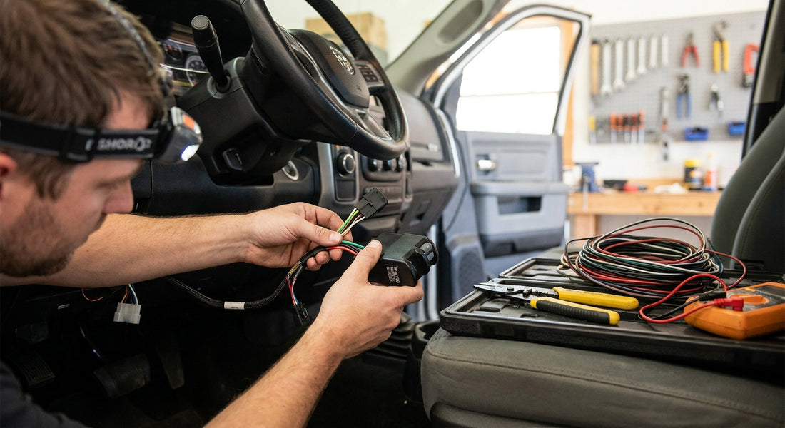 How to install a trailer brake controller