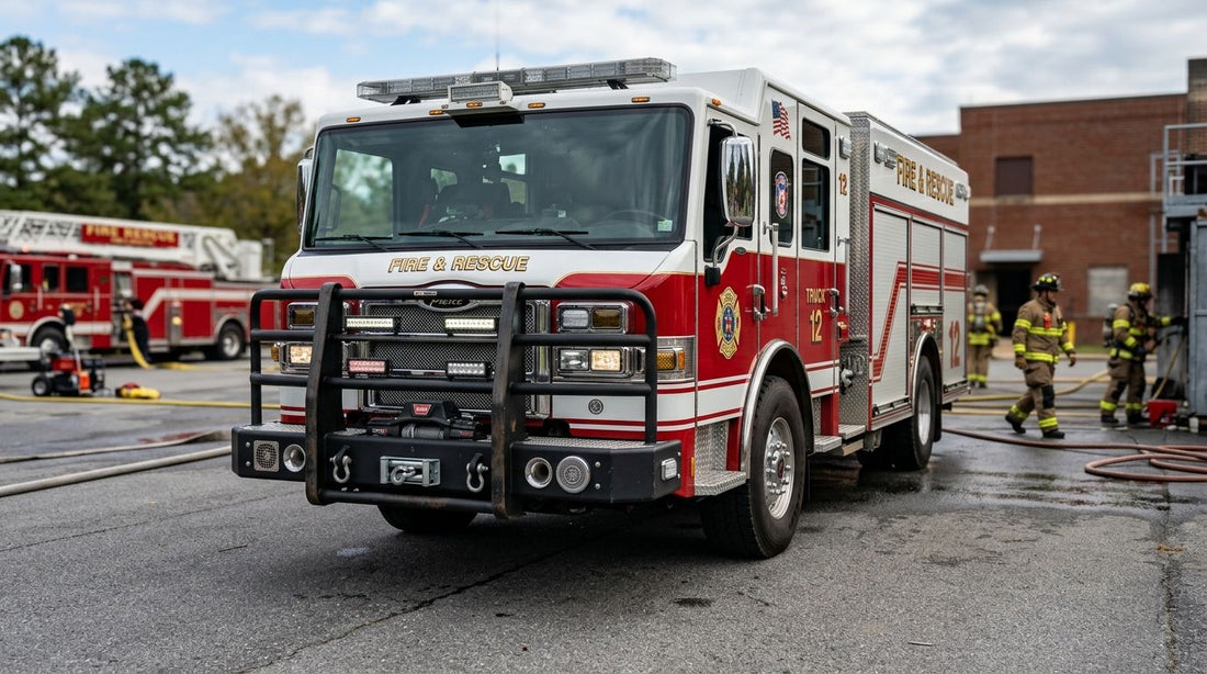 Push bumpers for fire and rescue units: complete 2026 guide