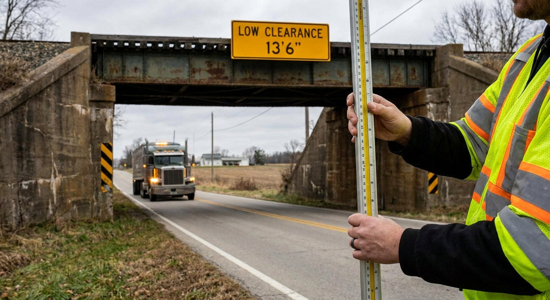 How to use a height stick for low-clearance routes