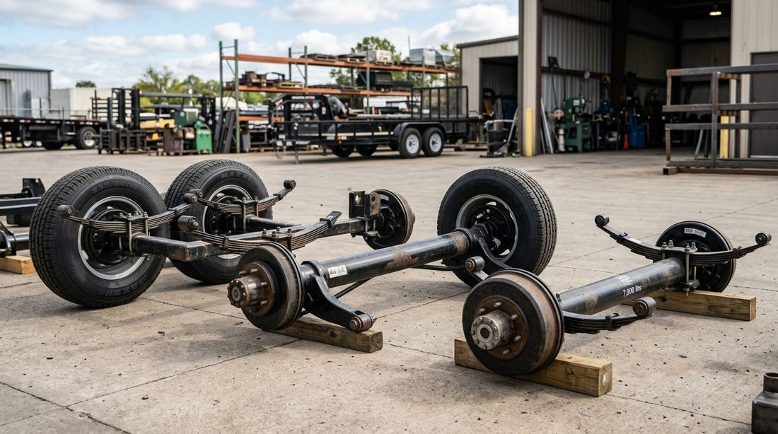 Trailer axle weight capacity by axle type 2026