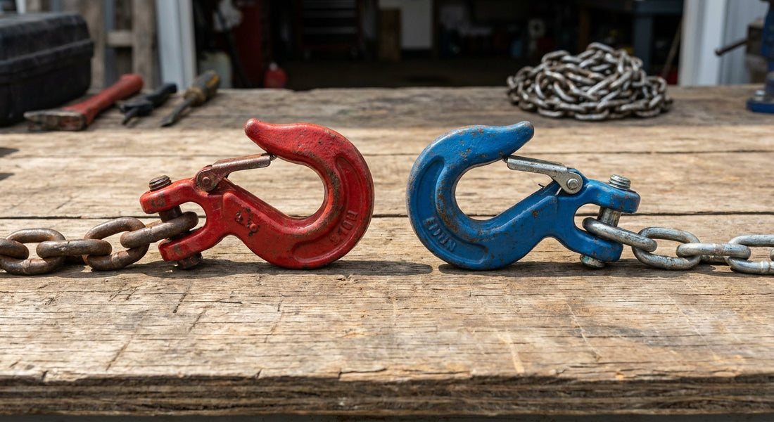How to choose between grab hooks and clevis hooks for tow chains