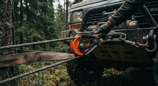 How to rig a snatch block for vehicle recovery