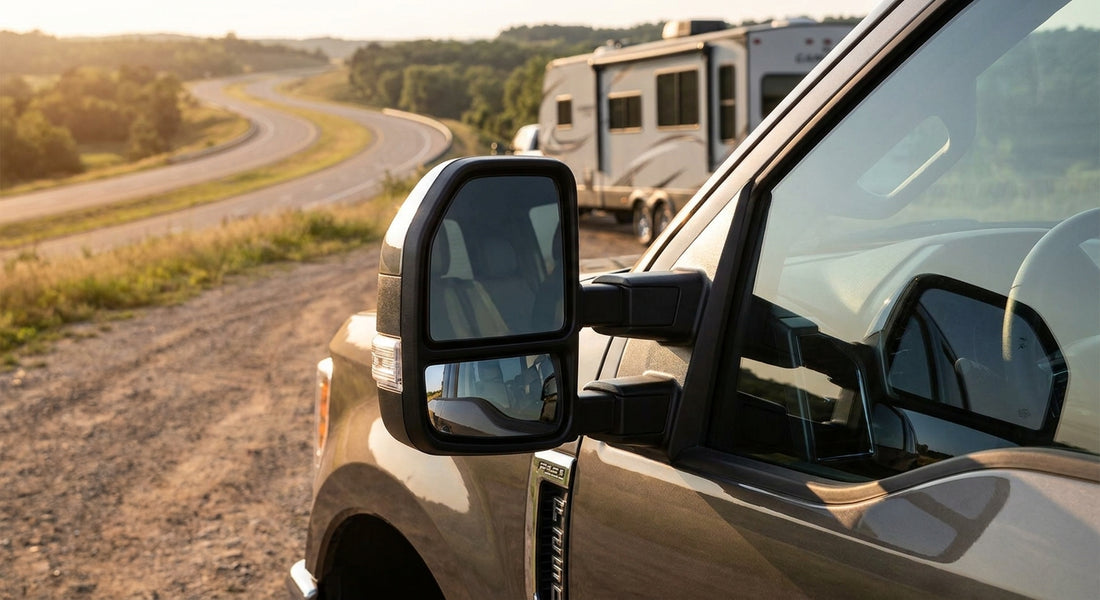 Best towing mirrors for extended side view on pickup trucks