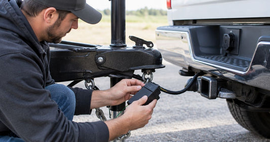 How to connect a trailer breakaway kit to a truck's brake system