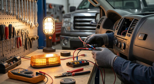 How to wire strobe lights to a vehicle