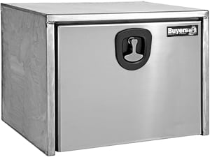 Stainless Steel Single-Door Underbody Toolbox - 18 Inch x 18 Inch x 24 Inch