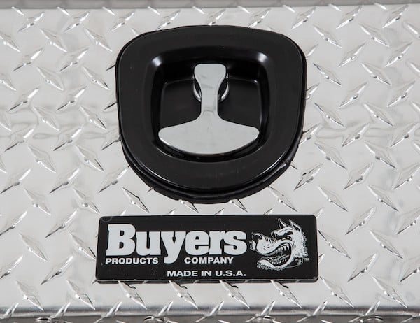 Buyers Aluminum Step Box - Heavy Duty - Diamond Tread - 24 x 28 x 18 Inches