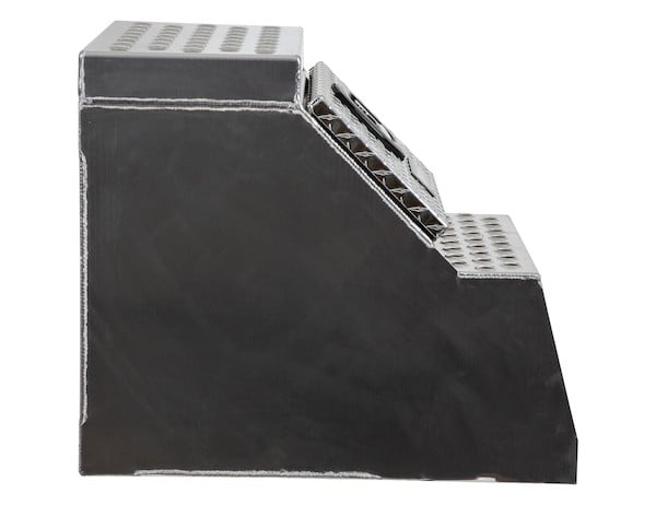 Buyers Aluminum Step Box - Heavy Duty - Diamond Tread - 24 x 28 x 18 Inches