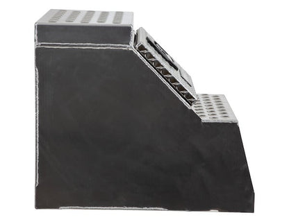 Buyers Aluminum Step Box - Heavy Duty - Diamond Tread - 24 x 28 x 18 Inches