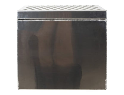 Buyers Aluminum Step Box - Heavy Duty - Diamond Tread - 24 x 28 x 24 Inches