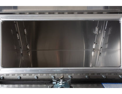 Buyers Aluminum Step Box - Heavy Duty - Diamond Tread - 24 x 28 x 24 Inches