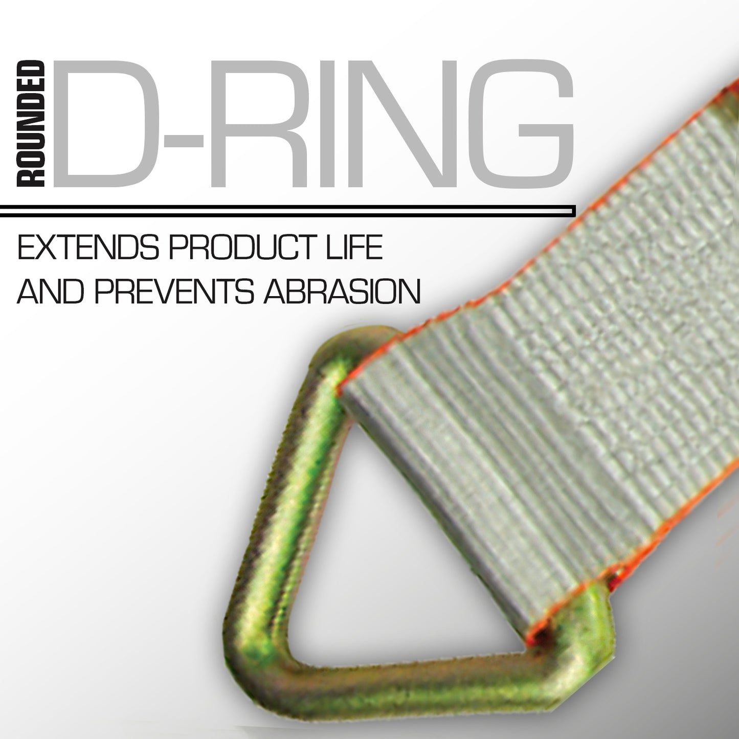 VULCAN Car Tie Down Axle Strap - 3 Inch x 30 Inch - Silver Series - 5,000 Pound Safe Working Load