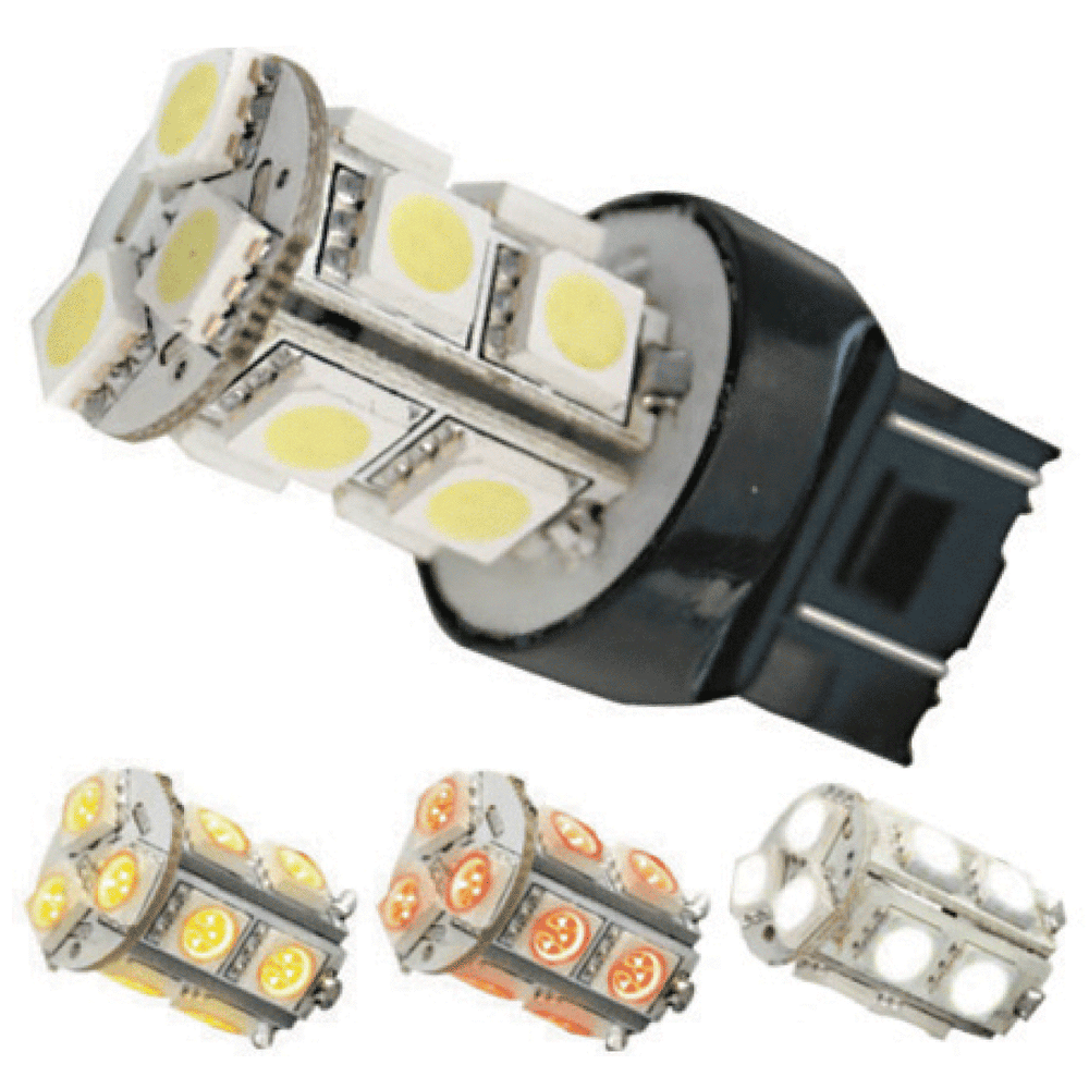 #3156 Amber LED Replacement 12V Tail Lights - Pair