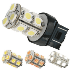 #3156 Amber LED Replacement 12V Tail Lights - Pair