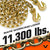 VULCAN Chain and Binder Kit - Grade 70 - 1/2 Inch x 10 Foot - 9,200 Pound Safe Working Load