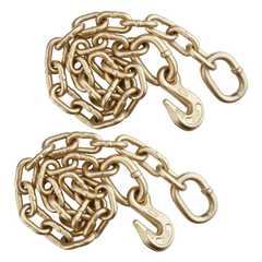 VULCAN 5/16 Inch x 30 Inch Chain Anchor with Grab Hook - Pair
