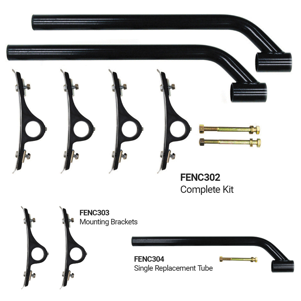 Universal Offset Tube Fender Mounting Kit - One Complete Side