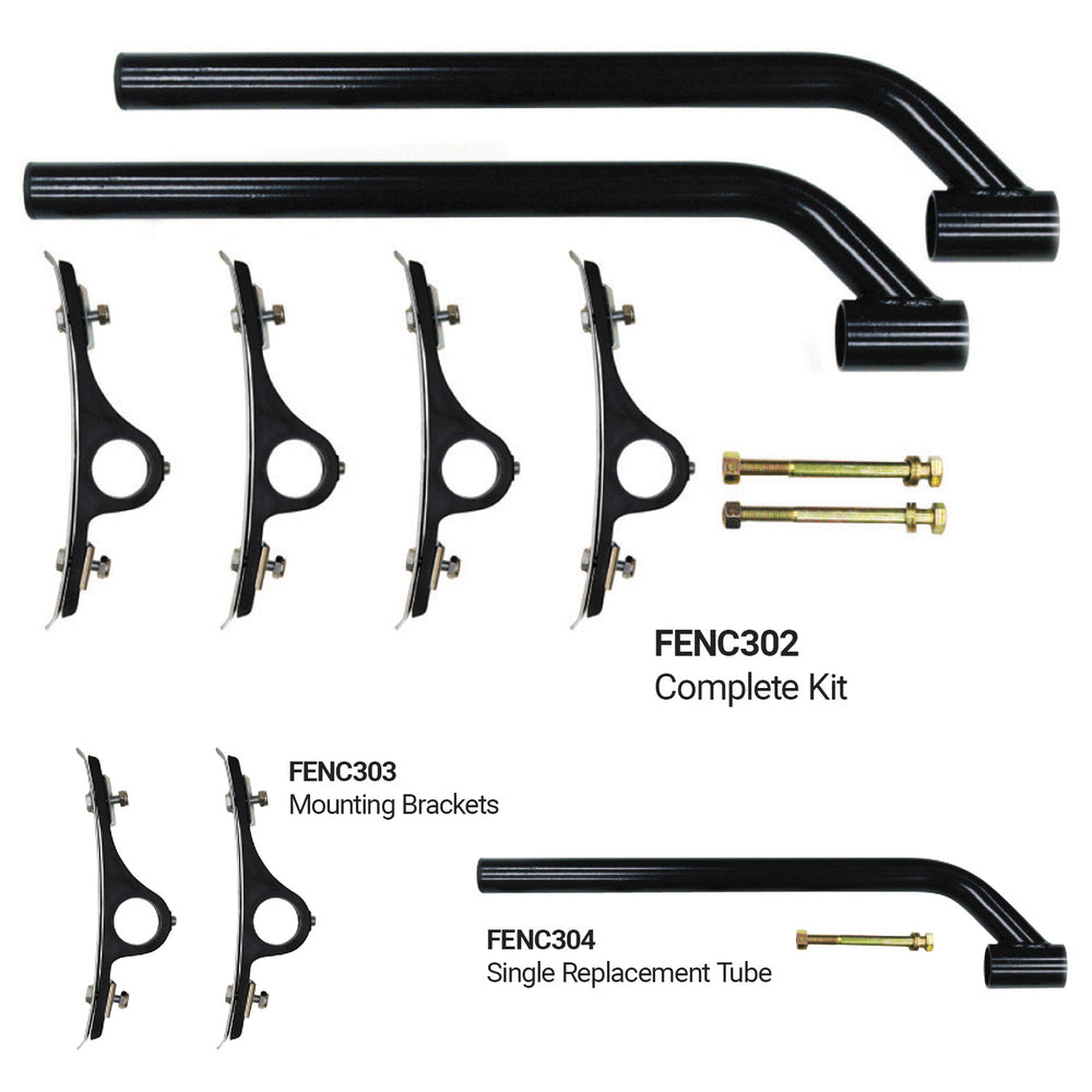 Universal Offset Tube Fender Mounting Kit - One Complete Side
