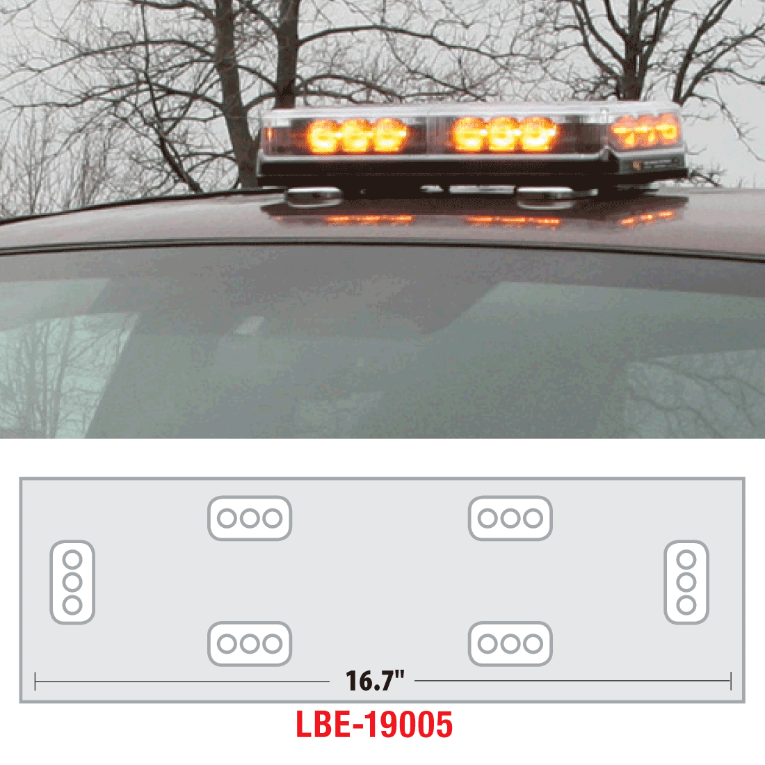 High Intesity LED Mini Bar - Magnetic