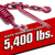3/8 Inch Spring Binder  - Safe Working Load 5400 Lbs. - Fits 3/8 Inch G43 Chain - Pack of 2