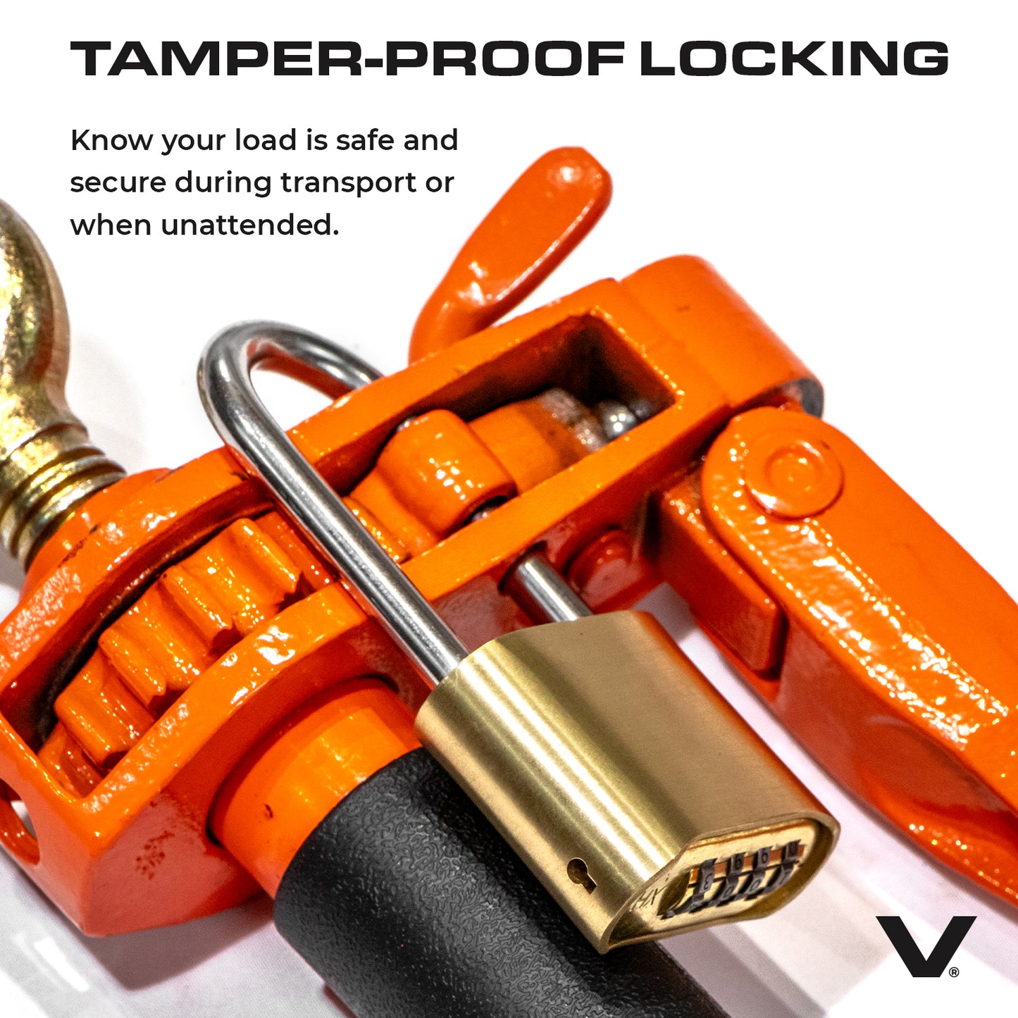 VULCAN Folding Handle Load Binder (Two Pack) with Grab Hook/Slip Hook - Ratchet Style - 6,600 Pound Safe Working Load (Works with 5/16 Inch or 3/8 Inch Grade 70 and Grade 80 Chain) - 4 Pack
