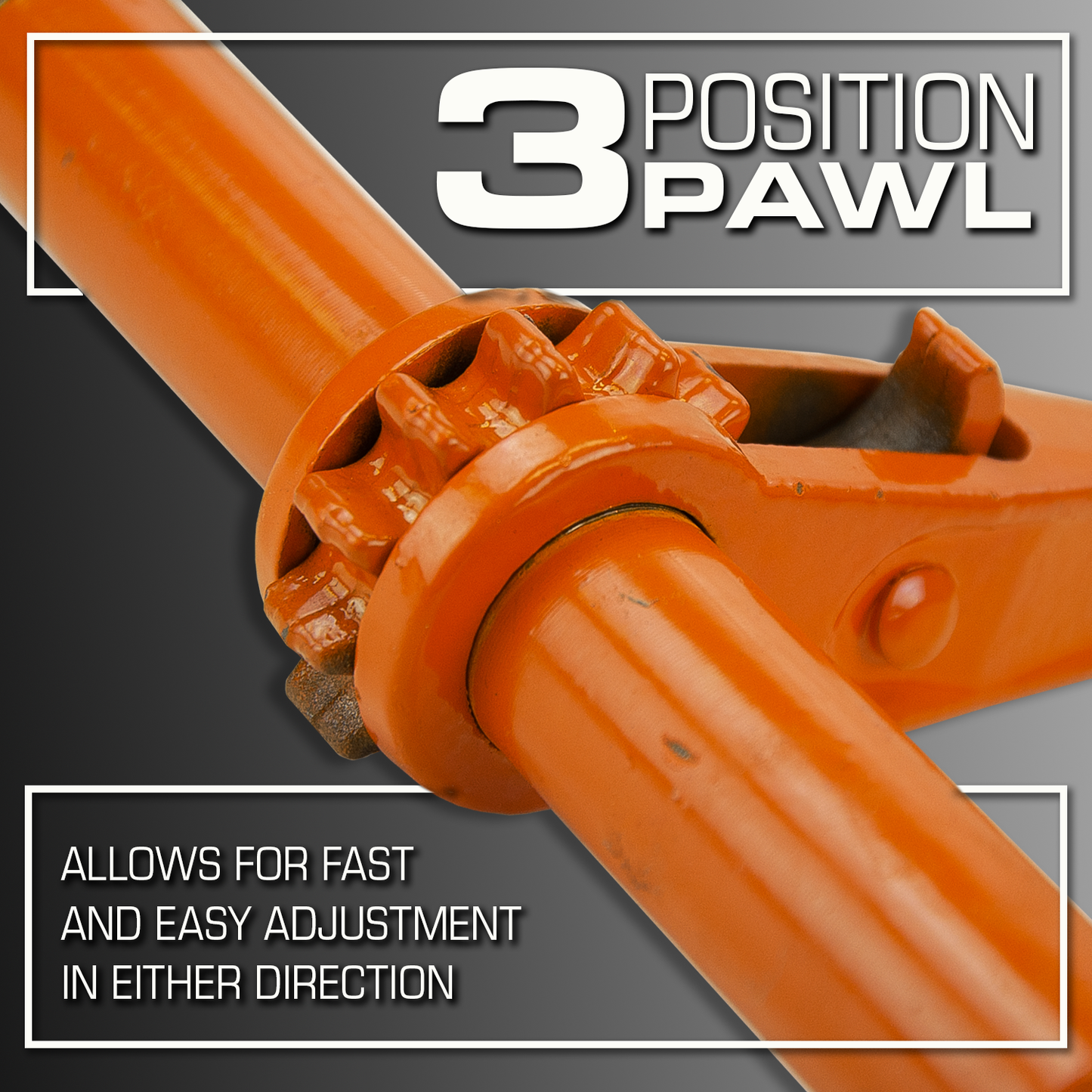 VULCAN Compactor Ratcheting Turnbuckle - Ratchet Style Load Binder with Two Heavy Duty Eye Bolts - No Hooks - 7,100 Pound Safe Working Load