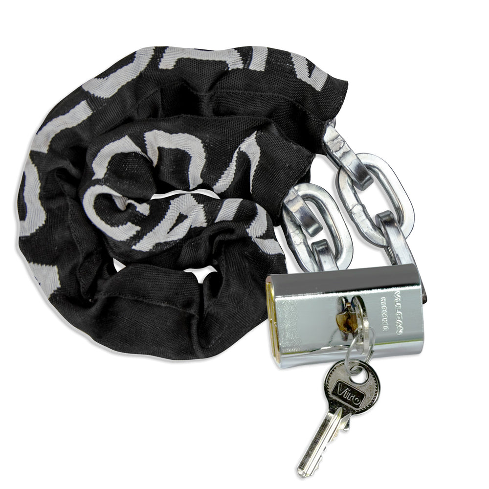 VULCAN Security Chain and Lock Kit - Premium Case-Hardened - 5/16 Inch x 3 Foot (+/- 1.5 Inches) - Chain Cannot Be Cut with Bolt Cutters or Hand Tools