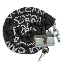 VULCAN Security Chain and Lock Kit - Premium Case-Hardened - 5/16 Inch x 9 Foot (+/- 1.5 Inches) - Chain Cannot Be Cut with Bolt Cutters or Hand Tools