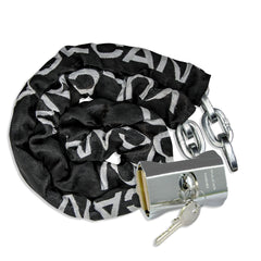 VULCAN Security Chain and Lock Kit - Premium Case-Hardened - 3/8 Inch x 6 Foot (+/- 1.5 Inches) - Chain Cannot Be Cut with Bolt Cutters or Hand Tools