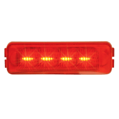 LED Marker Light 4 Inch x 1.5 Inch - Red
