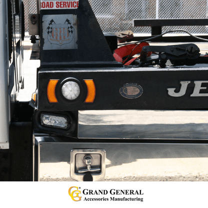 Amber Half Moon Reflector