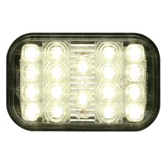 LED Back Up Light Grommett Mount Rectangular