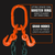 VULCAN Alloy Towing Chain Bridle - Grade 80 - 36 Inch - PROSeries - 7,1000 Pound Safe Working Load