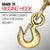 VULCAN Towing Chain Bridle - Rigging Hooks - Grade 70 Extra-Long - 78 Inch - 4,700 Pound Safe Working Load