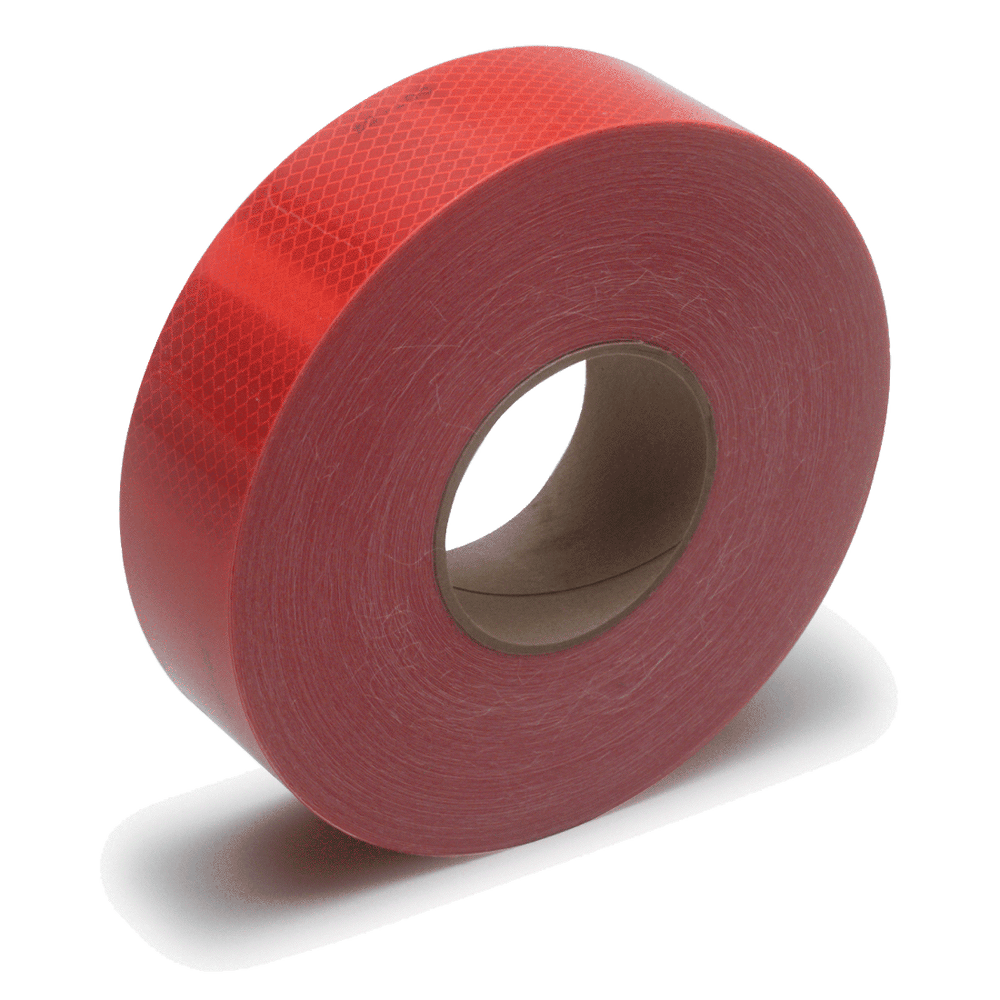 Reflective Tape - 2 Inch x 150' Roll - Red
