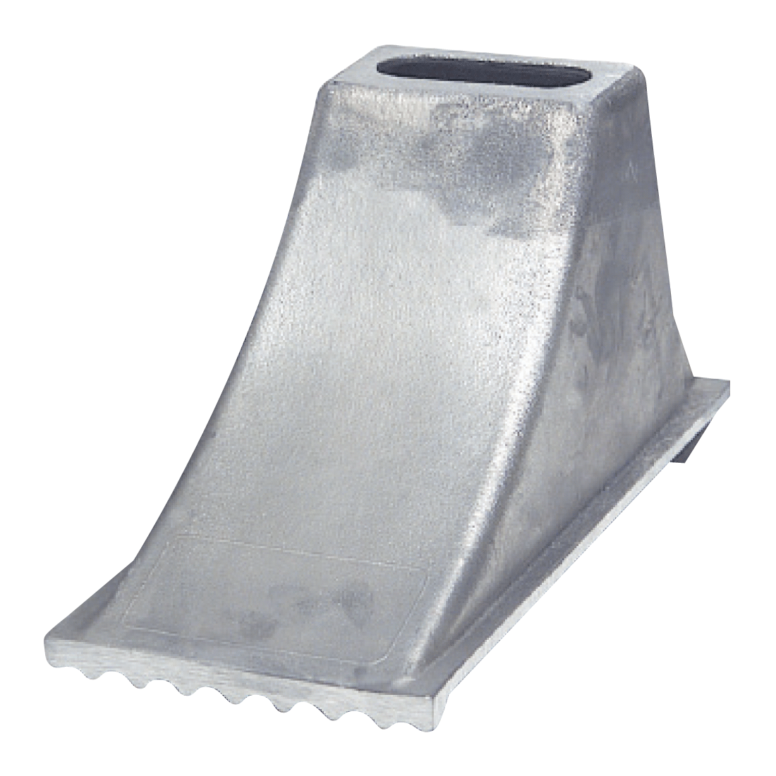 Chock With Rods Large Aluminum Chock - 7.25
