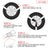 VULCAN Wheel Dolly Tire Harness with Universal O-Ring - Lasso Style - 2 Inch x 96 Inch - 4 Pack - Silver Series - 3,300 Pound Safe Working Load- Straps Only - Ratchets Sold Separately