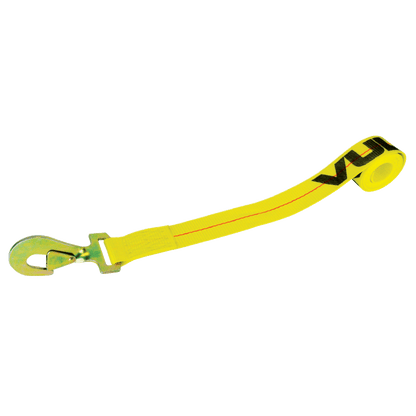 VULCAN Wheel Dolly Tire Harness - Twisted Snap Hook - 84 Inch - Classic Yellow - 3,300 Pound Safe Working Load