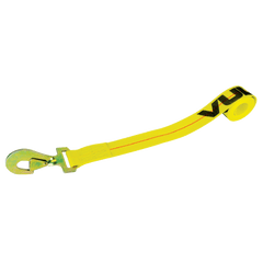 VULCAN Wheel Dolly Tire Harness - Twisted Snap Hook - 84 Inch - Classic Yellow - 3,300 Pound Safe Working Load