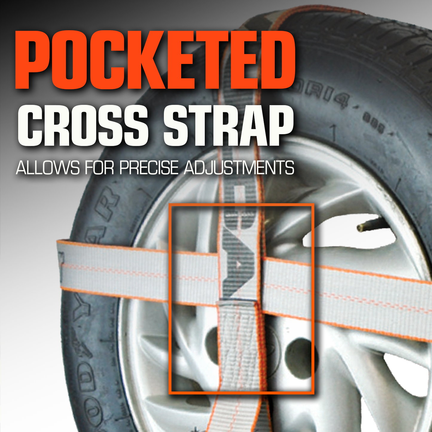 VULCAN Car Tie Downs - Snap Hook - Adjustable Loop - 4 Pack - Silver Series - 3,300 Pound Safe Working Load