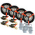 VULCAN Snap Hook Vehicle Tie Down Kits with Heavy Duty Stake Pocket D Rings - Lasso Style - Proseries