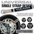 VULCAN Snap Hook Tie Down Kits with Heavy Duty Stake Pocket D Rings - Lasso Style - Silver Series