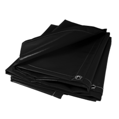 Super Strong Vinyl Tarp - Black 6 Foot x 8 Foot